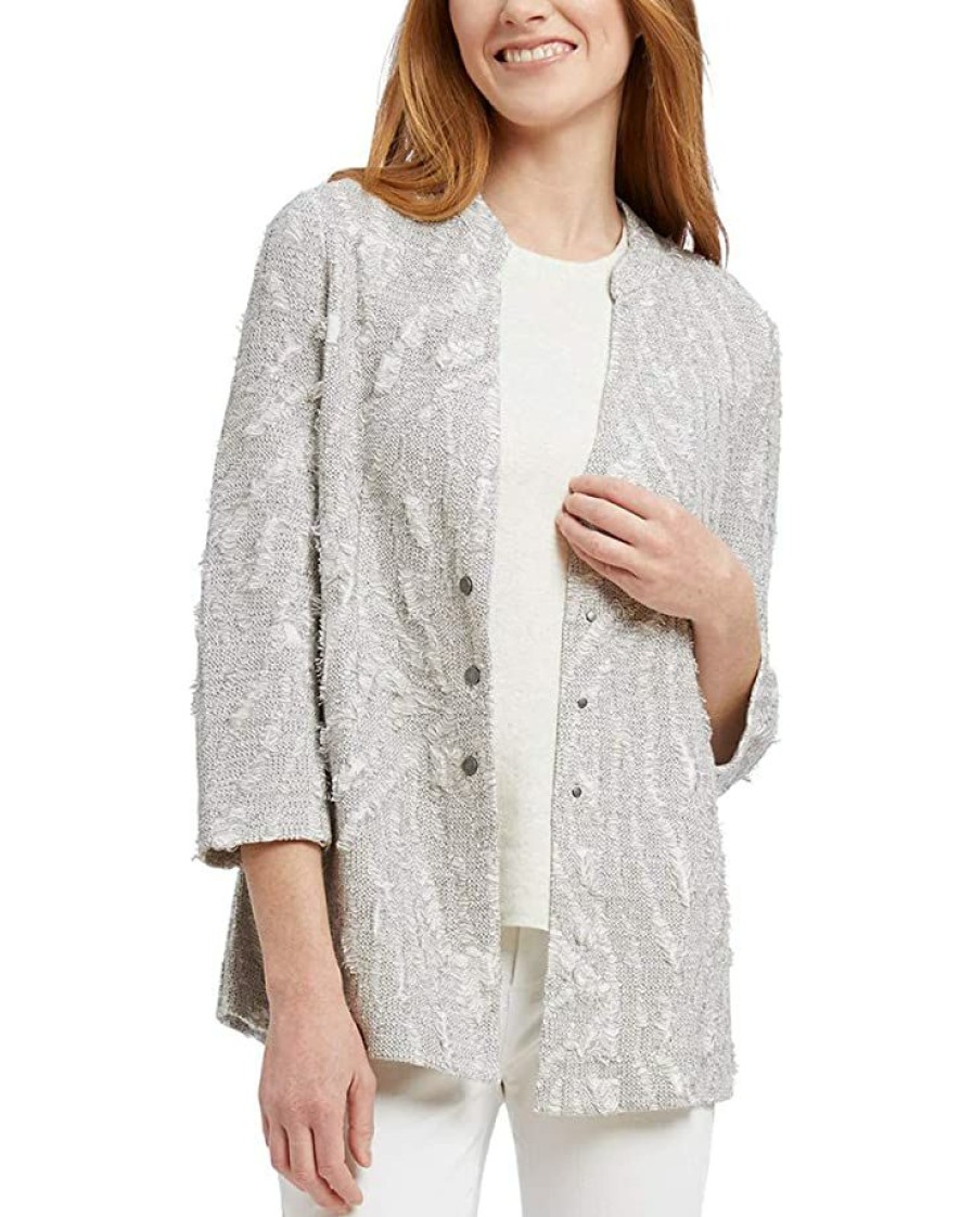 Clothing * | Coats & Outerwear Nic+Zoe Women'S Spanish Moss Blazer Multi