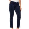 Clothing * | Pants Nic+Zoe Women'S Pin Wale Cord Pant Dark Indigo