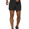 Clothing * | Asics Road 2-In-1 5 Shorts Performance Black