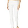 Clothing * | Nic+Zoe Polished Wonderstretch Pants Paper White