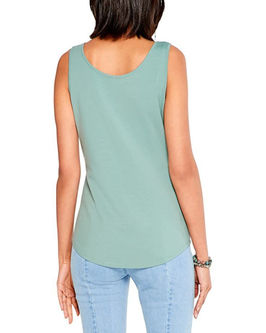 Clothing * | Nic+Zoe Shirts & Tops Shirt Tail Perfect Tank Juniper