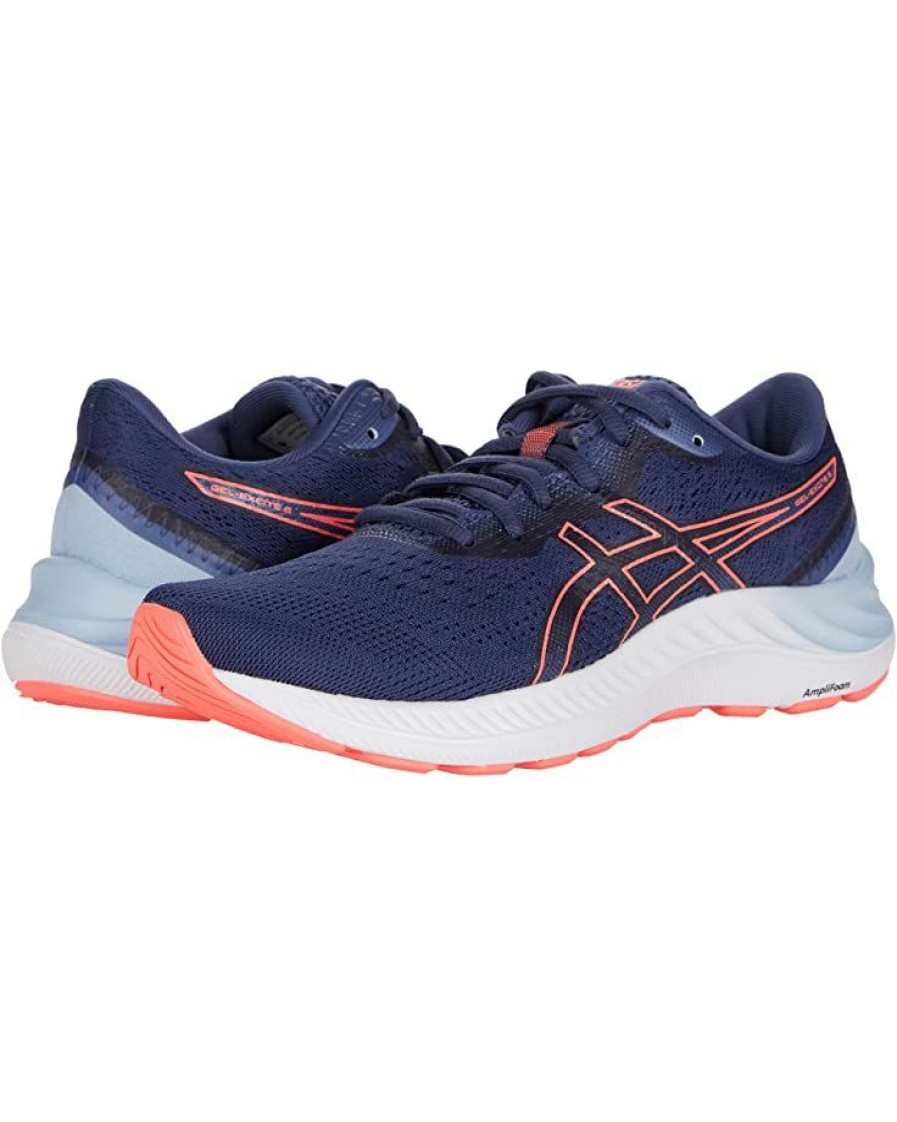 Shoes * | Asics Gel-Excite 8 | Sneakers & Athletic Shoes Thunder Blue/Blazing Coral