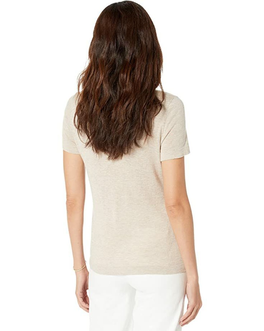 Clothing * | Nic+Zoe Sweaters Crew Neck Short Sleeve Sweater Tee