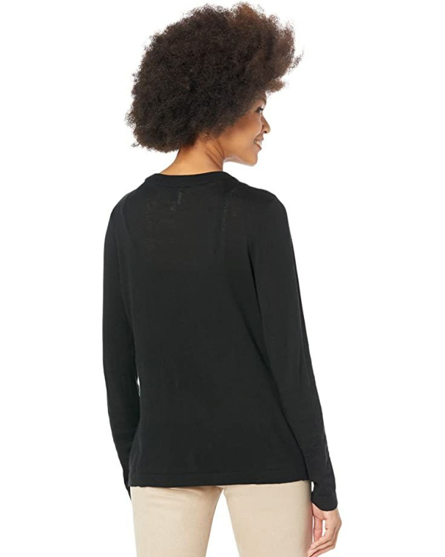 Clothing * | Nic+Zoe Sweaters Crew Neck Lone Sleeve Sweater Tee