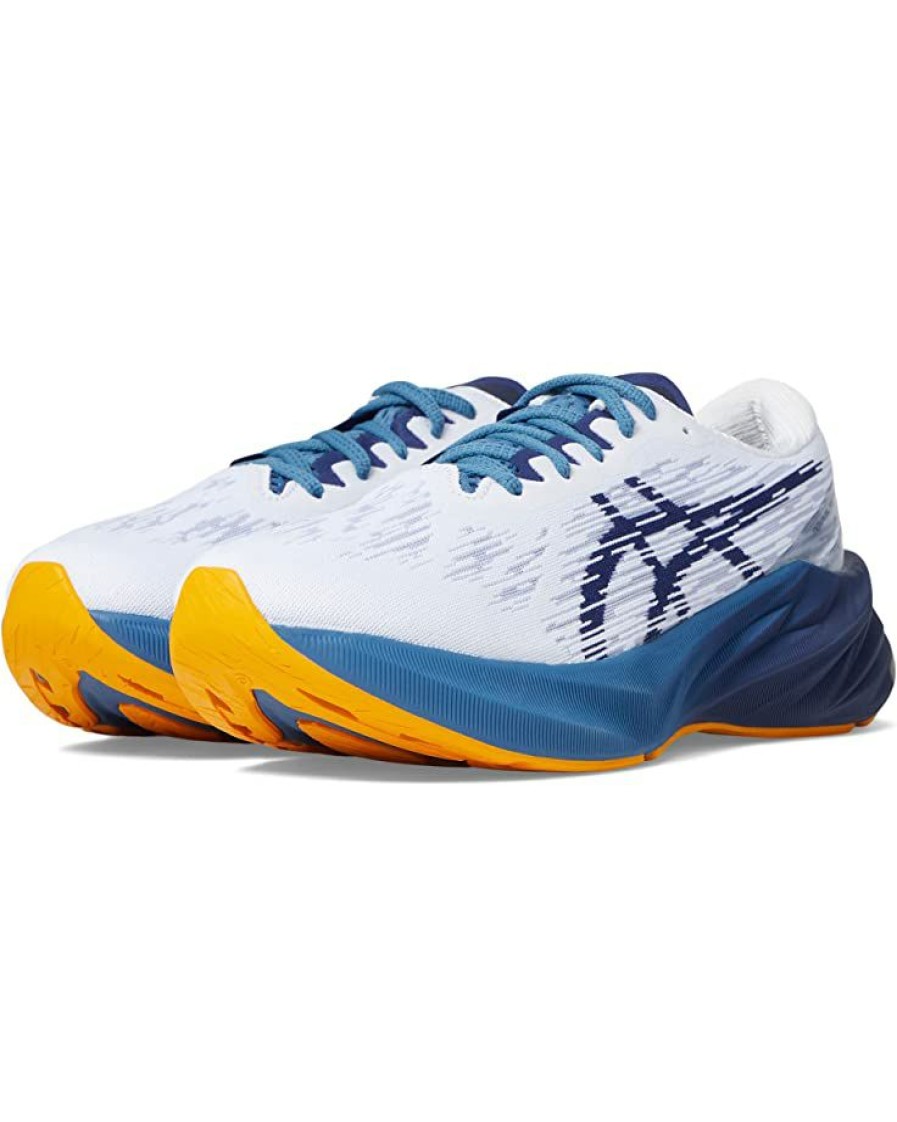 Shoes * | Asics Novablast 3 | Sneakers & Athletic Shoes White/Deep Ocean