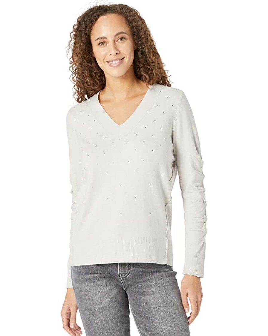 Clothing * | Nic+Zoe Sweaters Relaxed Glam Sweater Icing