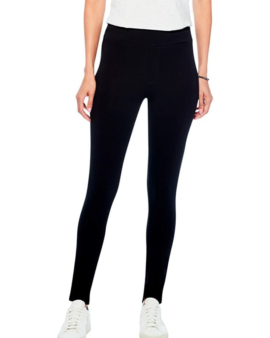 Clothing * | Nic+Zoe Pants Perfect Knit Leggings Black Onyx