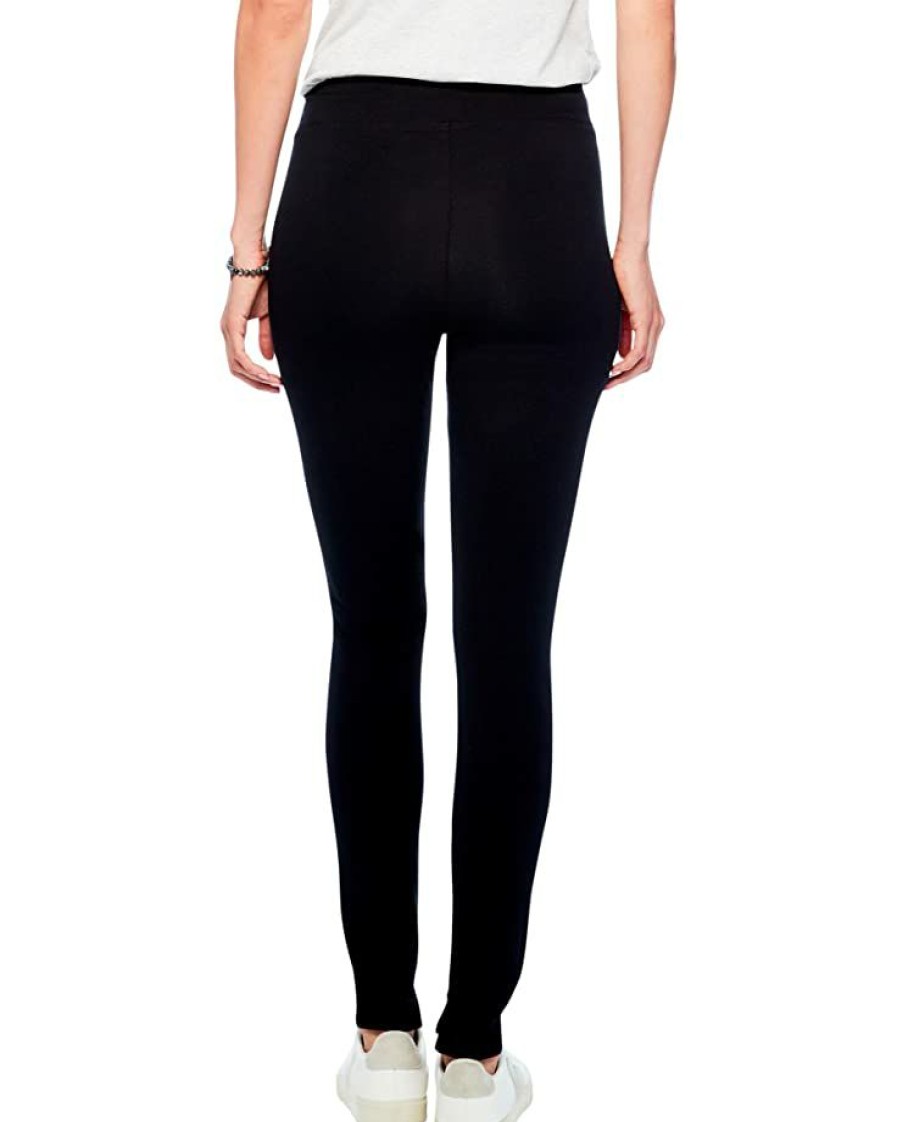 Clothing * | Nic+Zoe Pants Perfect Knit Leggings Black Onyx