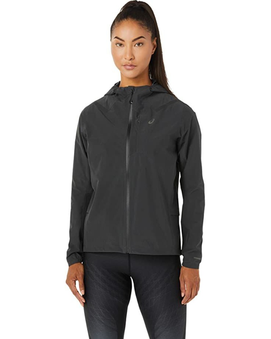 Clothing * | Asics Accelerate Waterproof 2.0 Jacket | Coats & Outerwear Graphite Grey