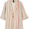 Clothing * | Coats & Outerwear Nic+Zoe Women'S Sweetclover Blazer Orange Multi