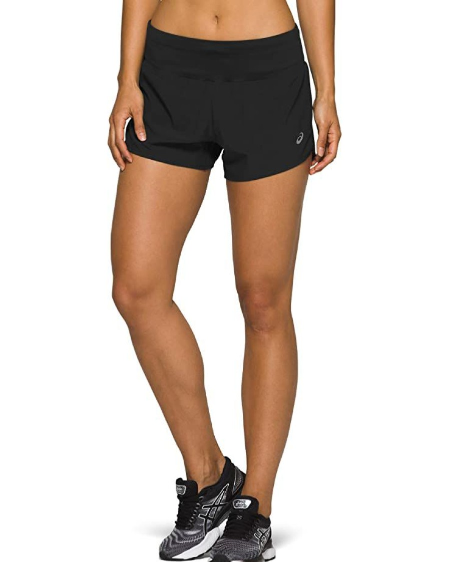 Clothing * | Asics Road 3.5 Shorts Performance Black