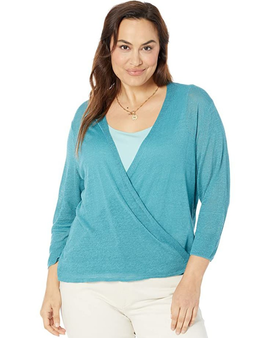 Clothing * | Nic+Zoe Sweaters Plus Size Four-Way Cardigan