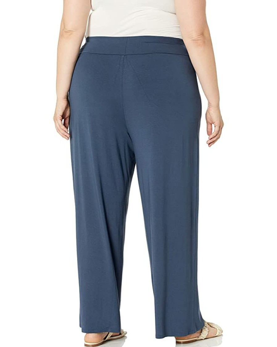 Clothing * | Pants Nic+Zoe Women'S Plus Size Ease Pant Indigo Sea