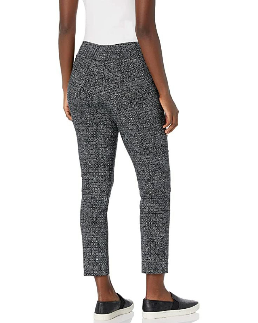 Clothing * | Pants Nic+Zoe Women'S Tiny Blocks Pant Black Multi