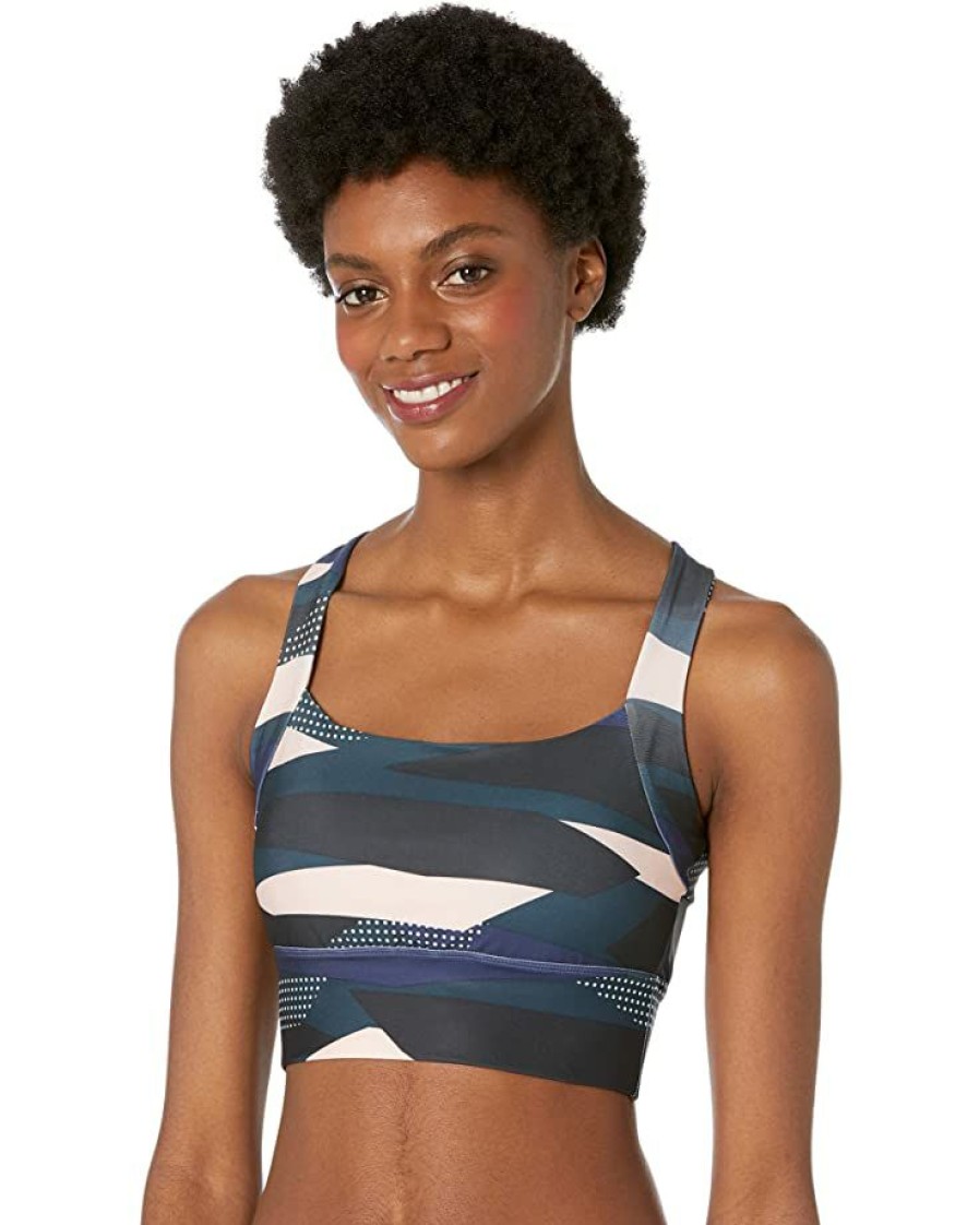 Clothing * | Asics New Strong 92 Printed Bra | Underwear & Intimates Breeze Print