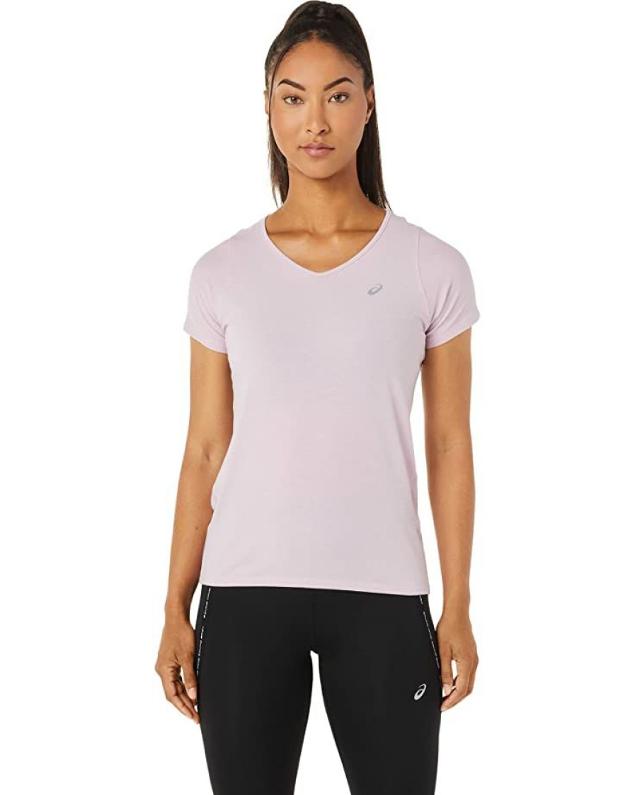 Clothing * | Asics V-Neck Short Sleeve Top | Shirts & Tops