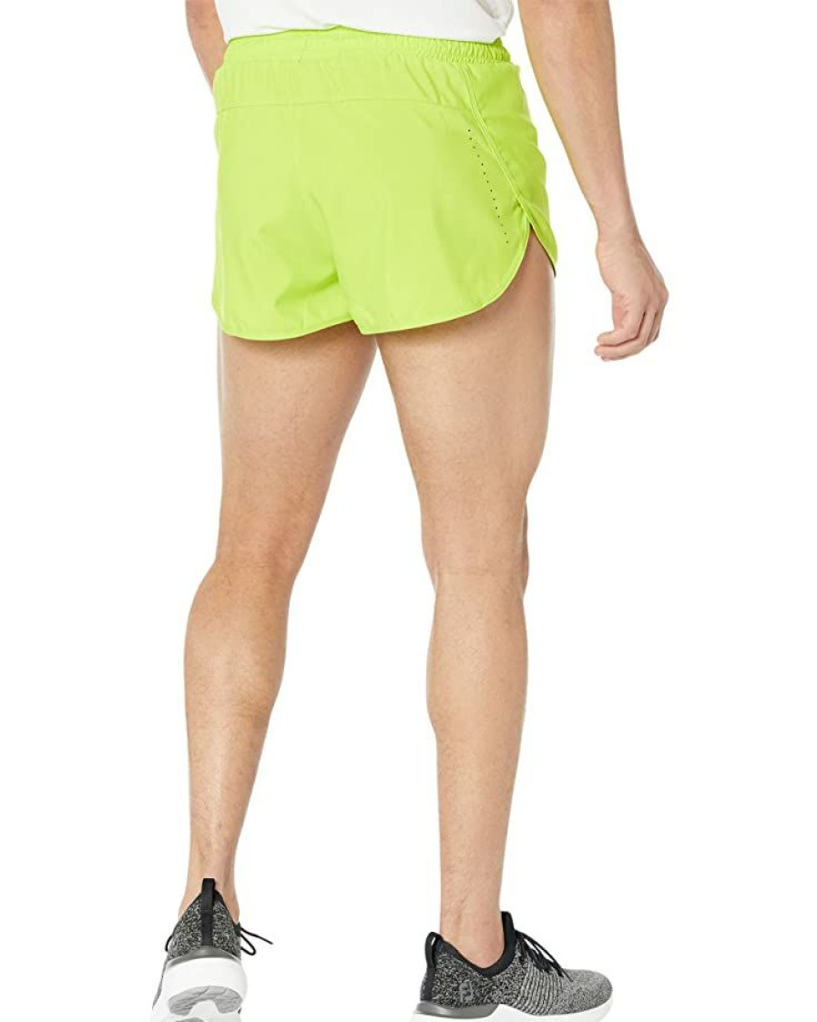 Clothing * | Asics Run Split Shorts Lime Zest