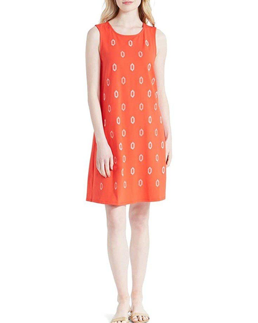 Clothing * | Dresses Nic+Zoe Women'S Medallion Dress Poppy