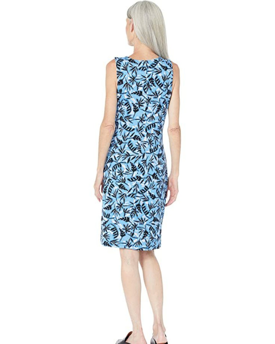 Clothing * | Nic+Zoe Dresses Coastal Vines Dress Blue Multi