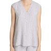 Clothing * | Shirts & Tops Nic+Zoe Women'S Central Park Top Grey Mix