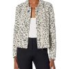 Clothing * | Coats & Outerwear Nic+Zoe Women'S Faded Leopard Jacket Neutral Multi