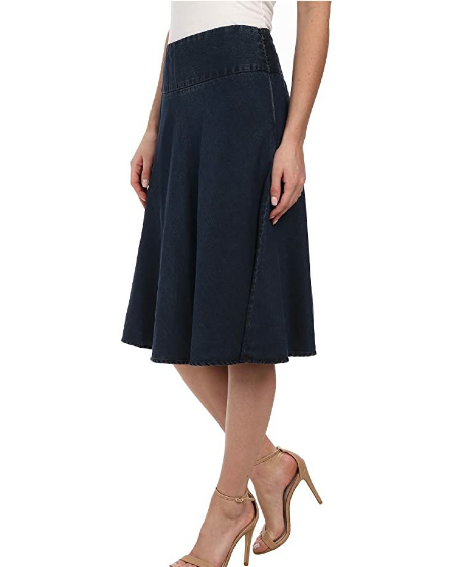 Clothing * | Nic+Zoe Skirts Summer Fling Skirt Indigo