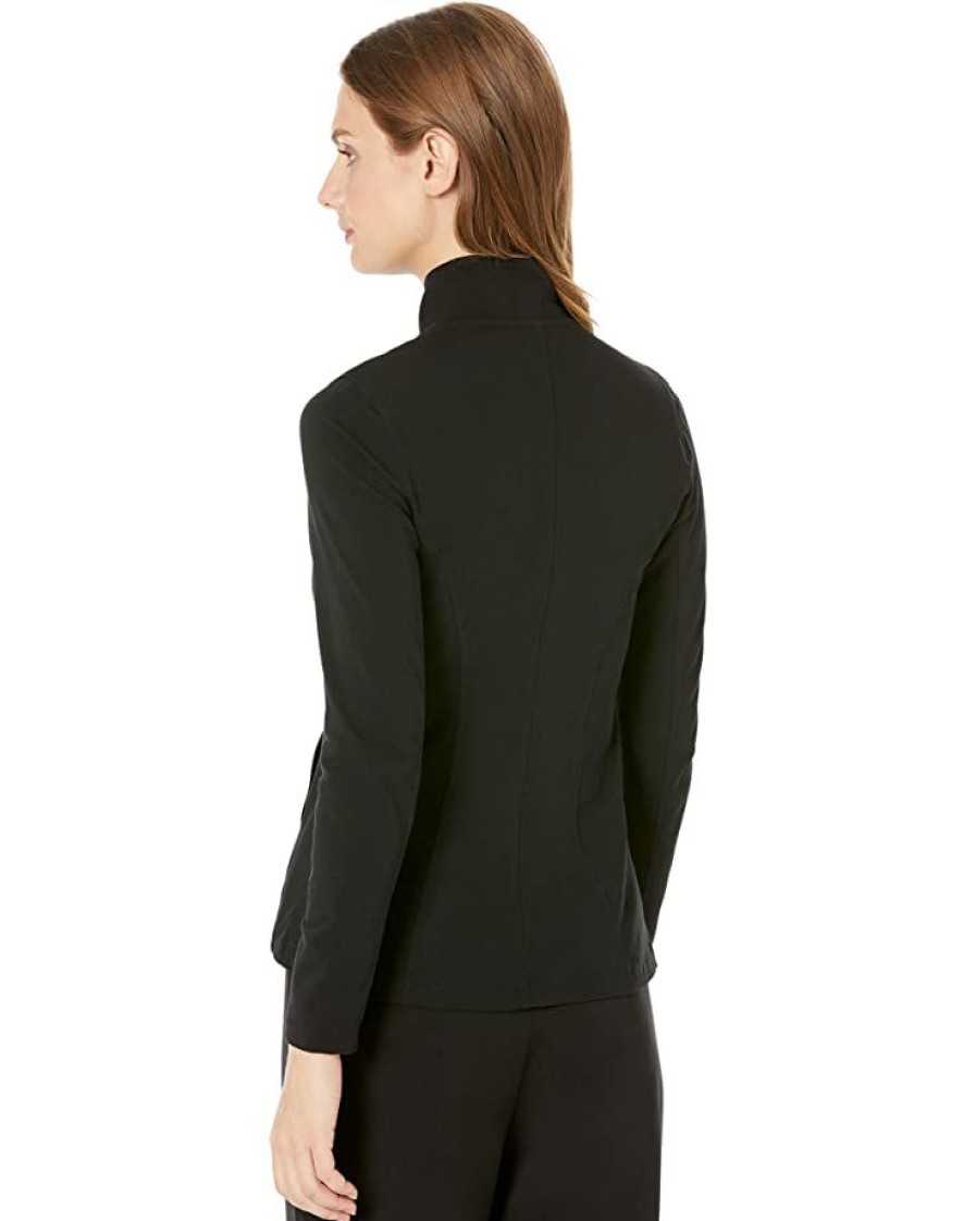 Clothing * | Nic+Zoe Coats & Outerwear Perfect Knit Blazer Black Onyx