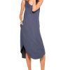 Clothing * | Nic+Zoe Dresses Eaze Tank Dress Indigo Dusk