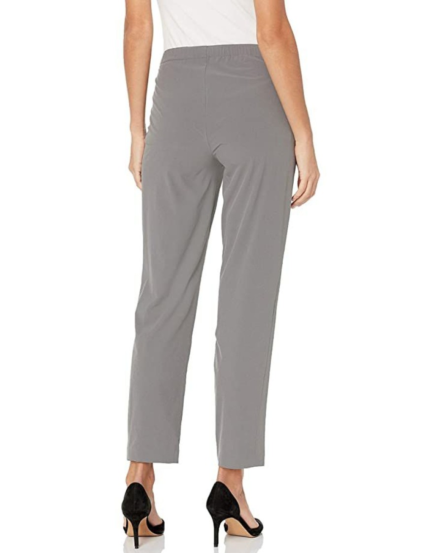 Clothing * | Pants Nic+Zoe Women'S Misses Tech Stretch Pant Tarnish