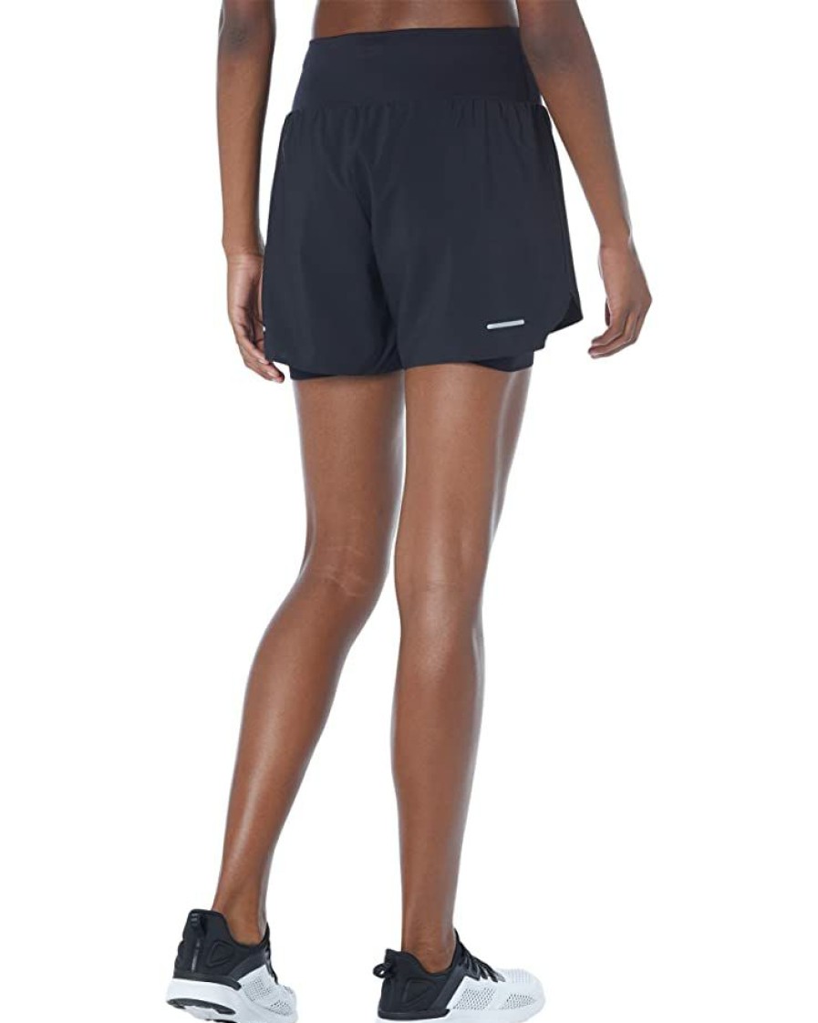 Clothing * | Asics Road 2-In-1 5.5 Shorts Performance Black