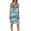 Clothing * | Nic+Zoe Dresses Petite Summer Solstice Dress Blue Multi