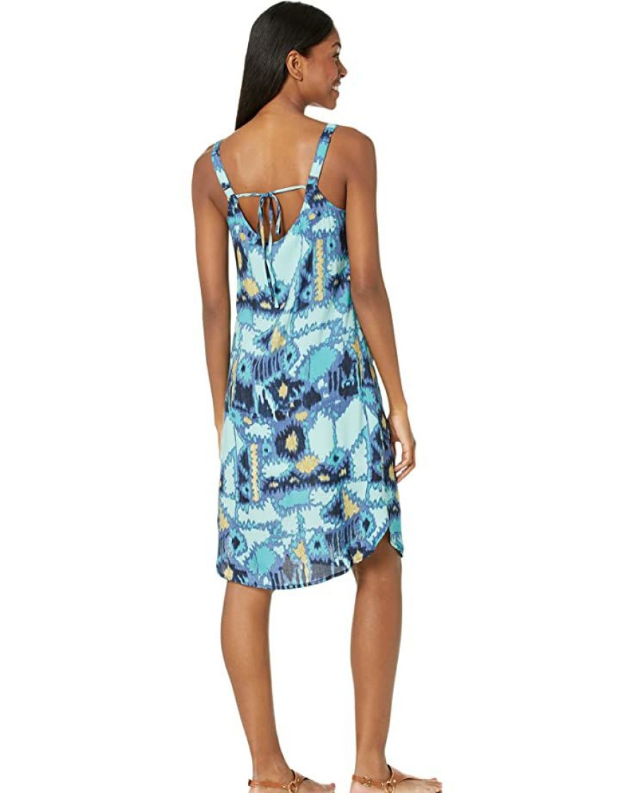 Clothing * | Nic+Zoe Dresses Petite Summer Solstice Dress Blue Multi