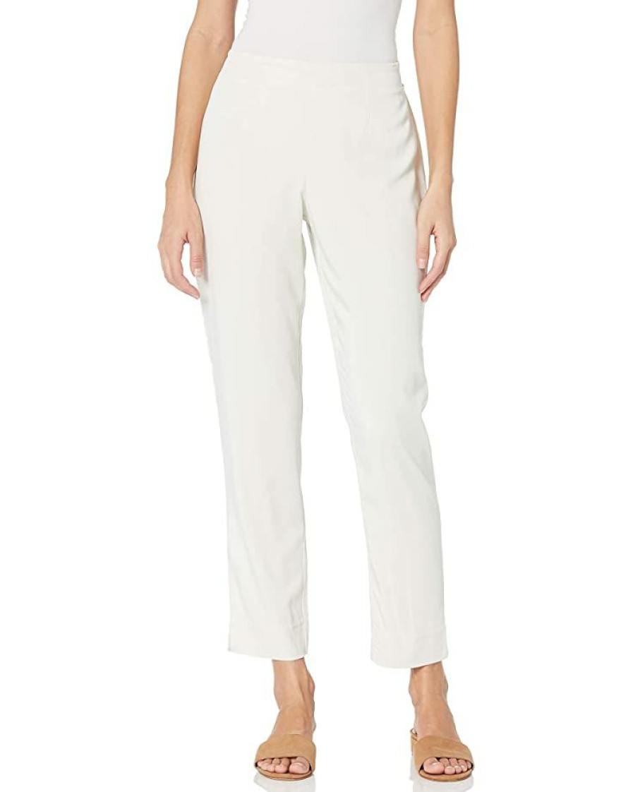 Clothing * | Pants Nic+Zoe Women'S Sleek Pant Alabaster