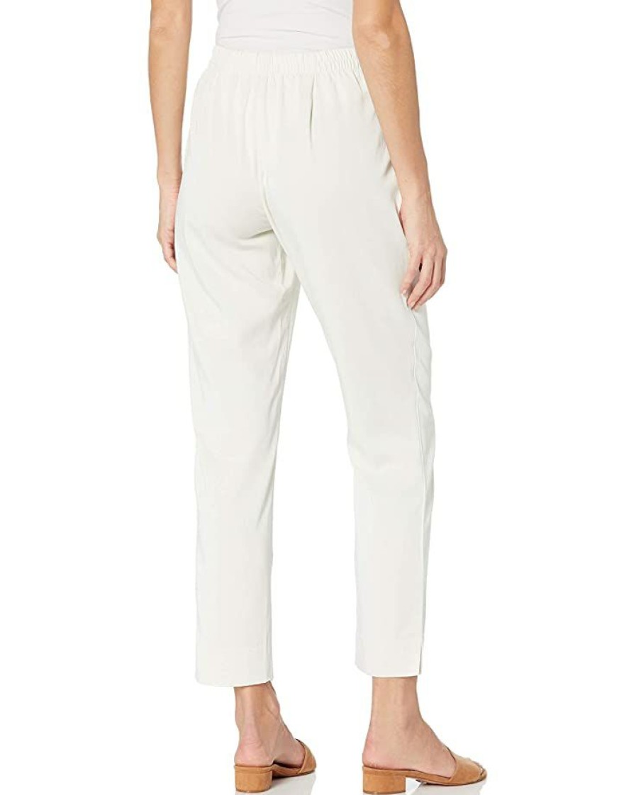 Clothing * | Pants Nic+Zoe Women'S Sleek Pant Alabaster