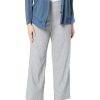 Clothing * | Pants Nic+Zoe Women'S Plus Size Here Or There Pant Bluestone Mix