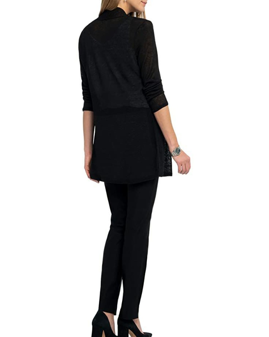 Clothing * | Nic+Zoe Sweaters Lightweight Long Back Of The Chair Cardigan