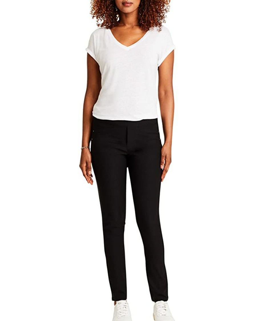 Clothing * | Nic+Zoe Petite Wonderstretch Jeans Black Onyx