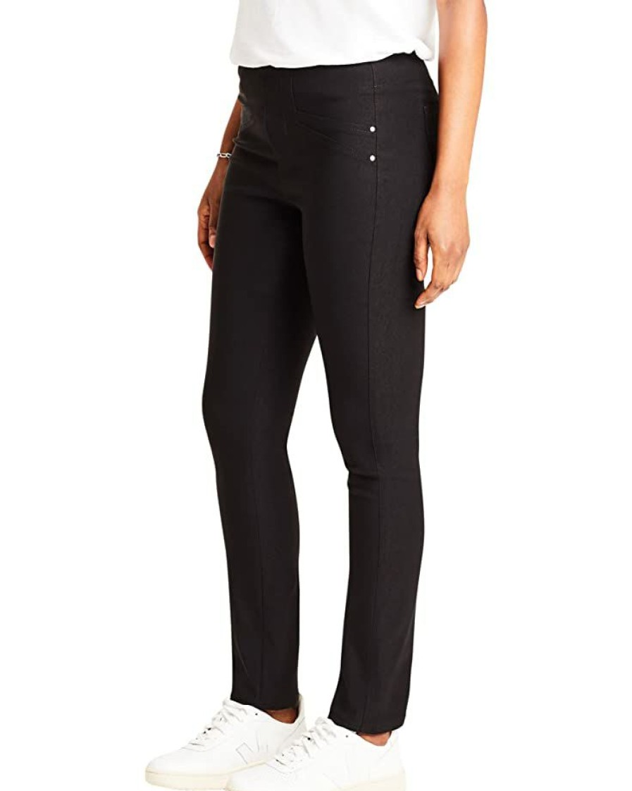 Clothing * | Nic+Zoe Petite Wonderstretch Jeans Black Onyx