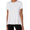 Clothing * | Shirts & Tops Nic+Zoe Women'S Ease Twist Back Tee Paper White