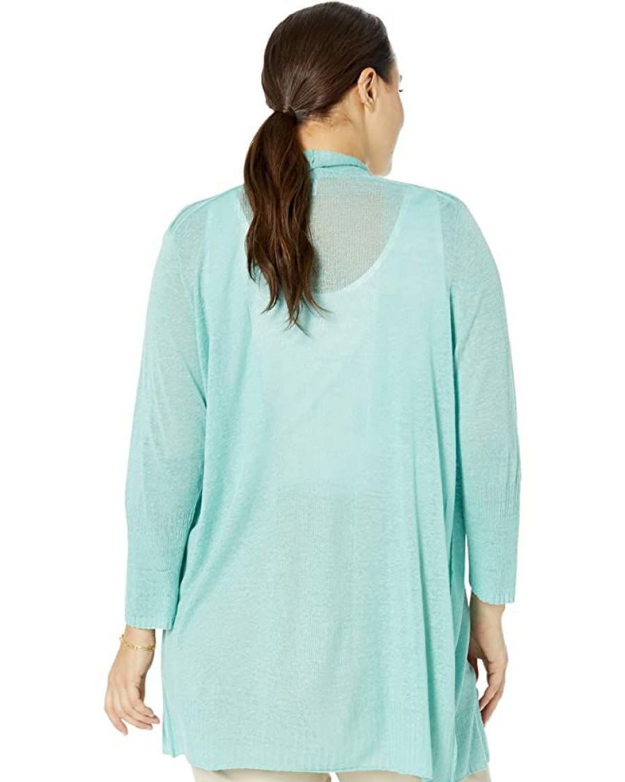 Clothing * | Nic+Zoe Sweaters Plus Size Go To Featherweight Cardigan Coast