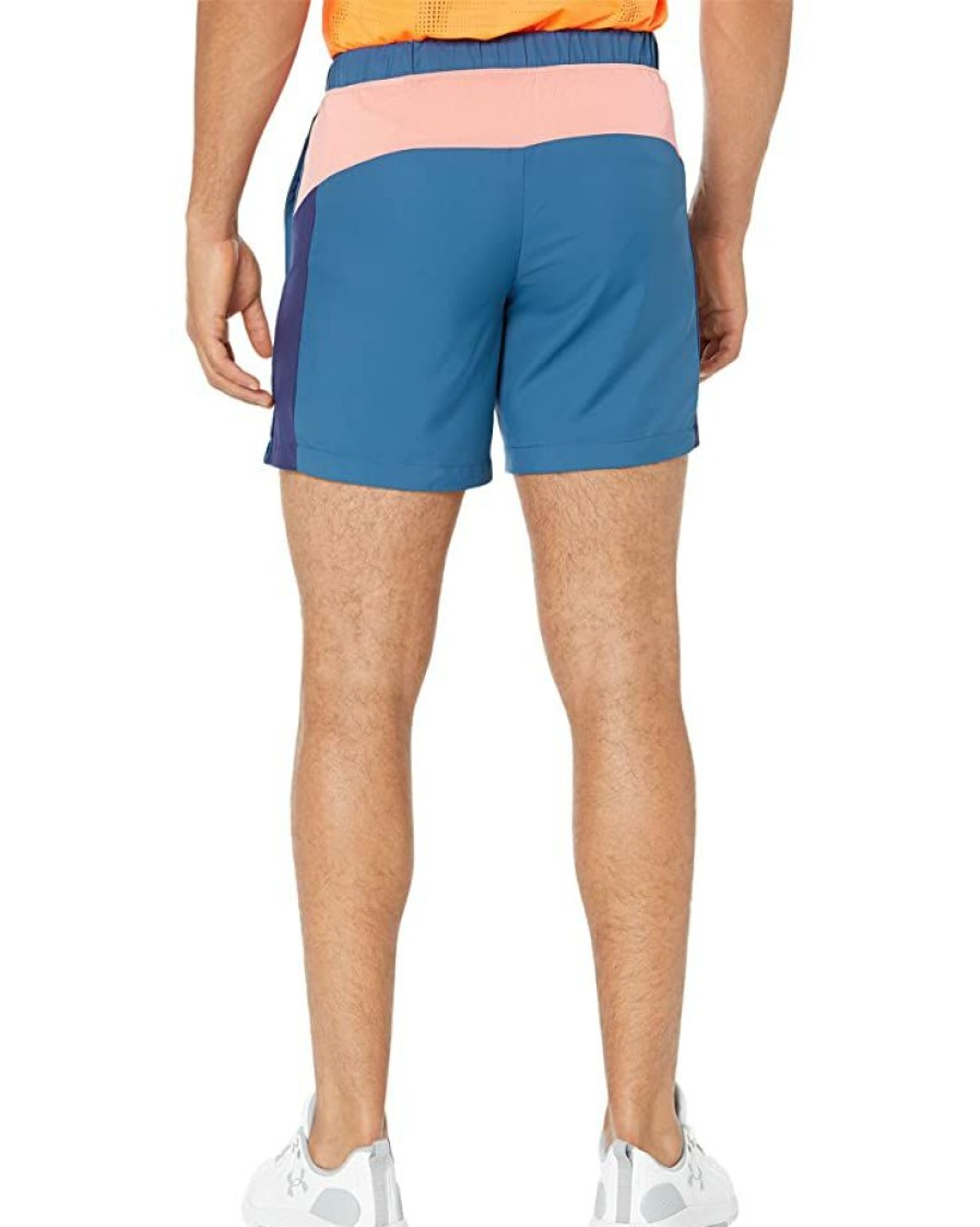 Clothing * | Asics Court Color-Block Shorts Light Indigo