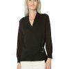 Clothing * | Nic+Zoe Sweaters Vital Wrap Sweater Black Onyx