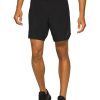 Clothing * | Asics Road 2-In-1 7 Shorts Performance Black