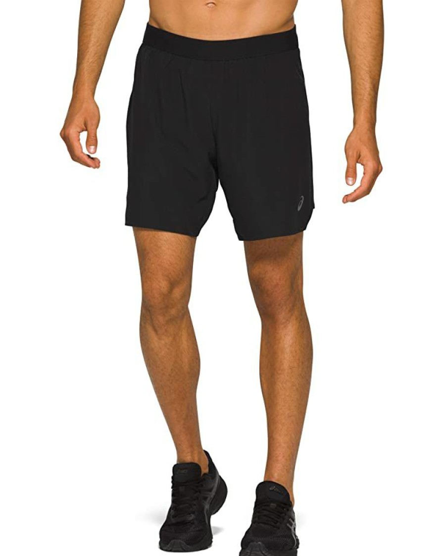 Clothing * | Asics Road 2-In-1 7 Shorts Performance Black