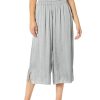 Clothing * | Pants Nic+Zoe Women'S Destination Pocket Pant Grey Smoke