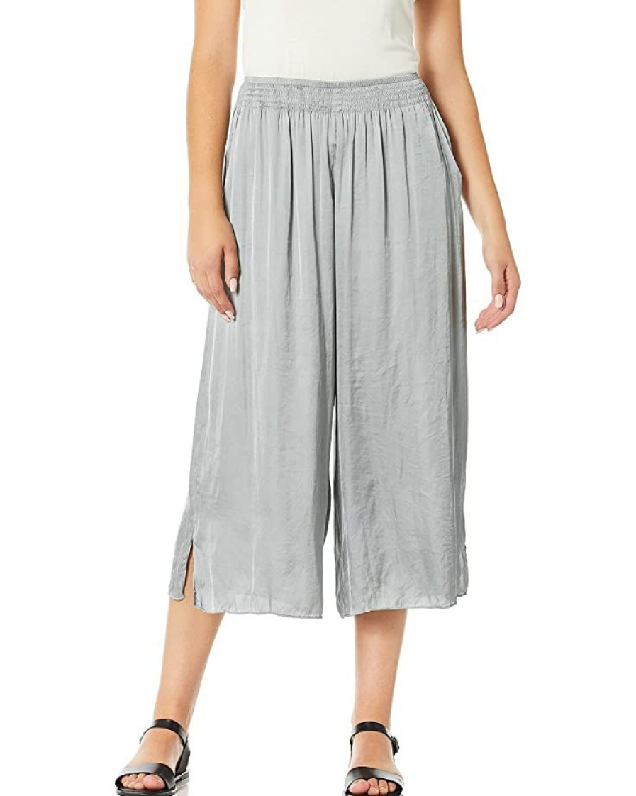 Clothing * | Pants Nic+Zoe Women'S Destination Pocket Pant Grey Smoke