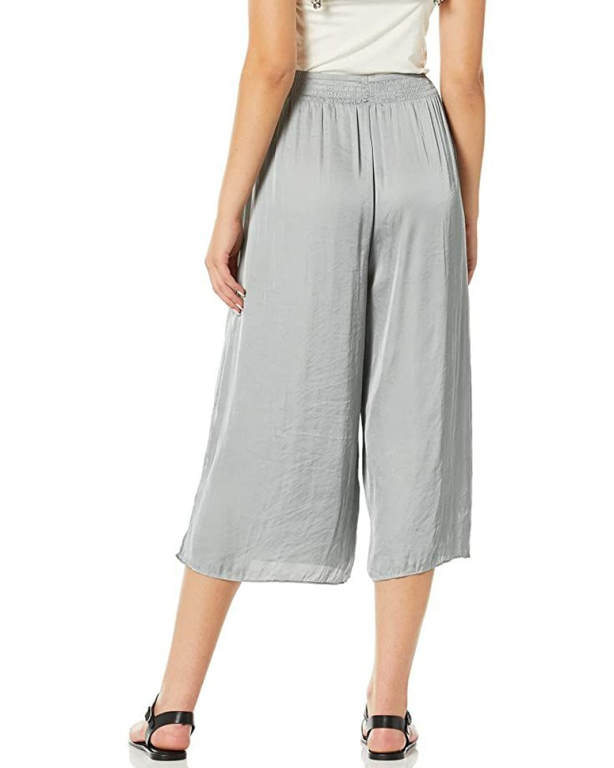 Clothing * | Pants Nic+Zoe Women'S Destination Pocket Pant Grey Smoke