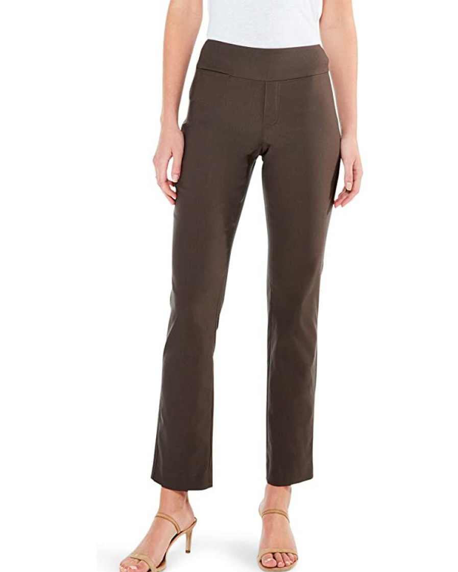 Clothing * | Nic+Zoe Petite Wonderstretch Pocket Straight Leg Pants