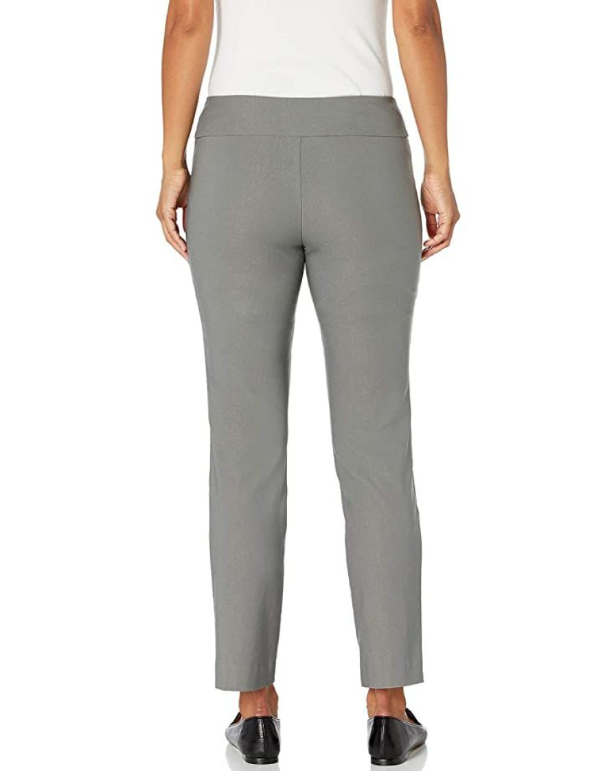 Clothing * | Pants Nic+Zoe Women'S Plus Size Wonderstretch Pant Tarnish