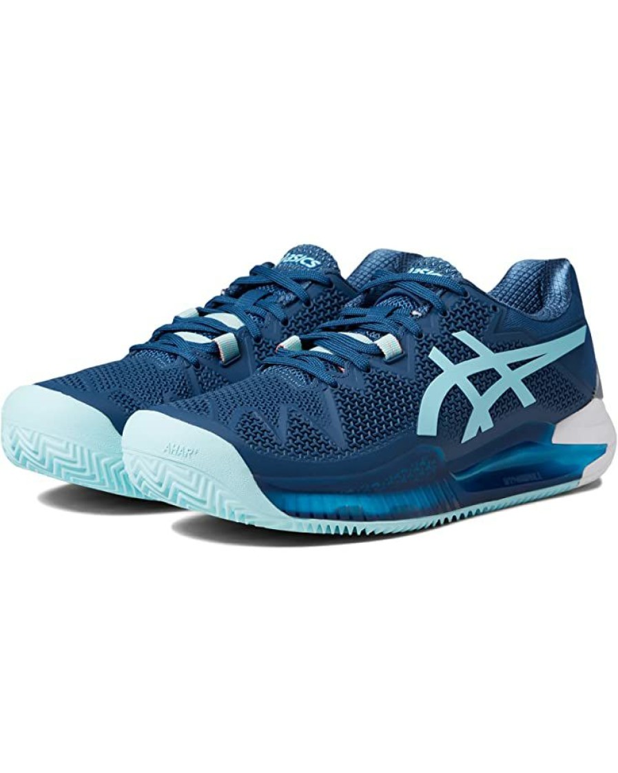 Shoes * | Asics Gel-Resolution 8 Clay | Sneakers & Athletic Shoes Light Indigo/Clear Blue